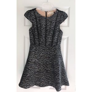 Black and gold cocktail dress, size small